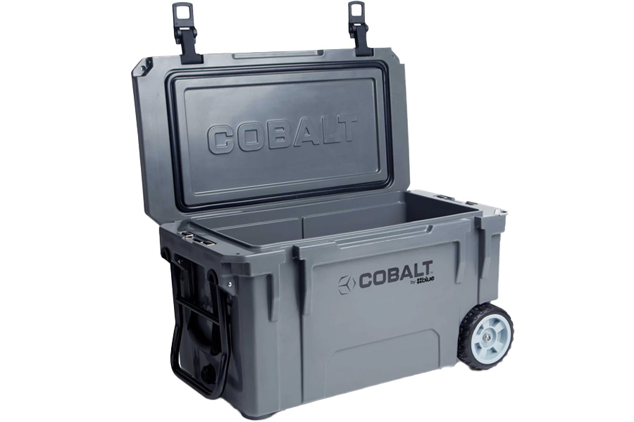 CADDIS 55 Quart Wheeled Roto Molded Super Cooler Gray